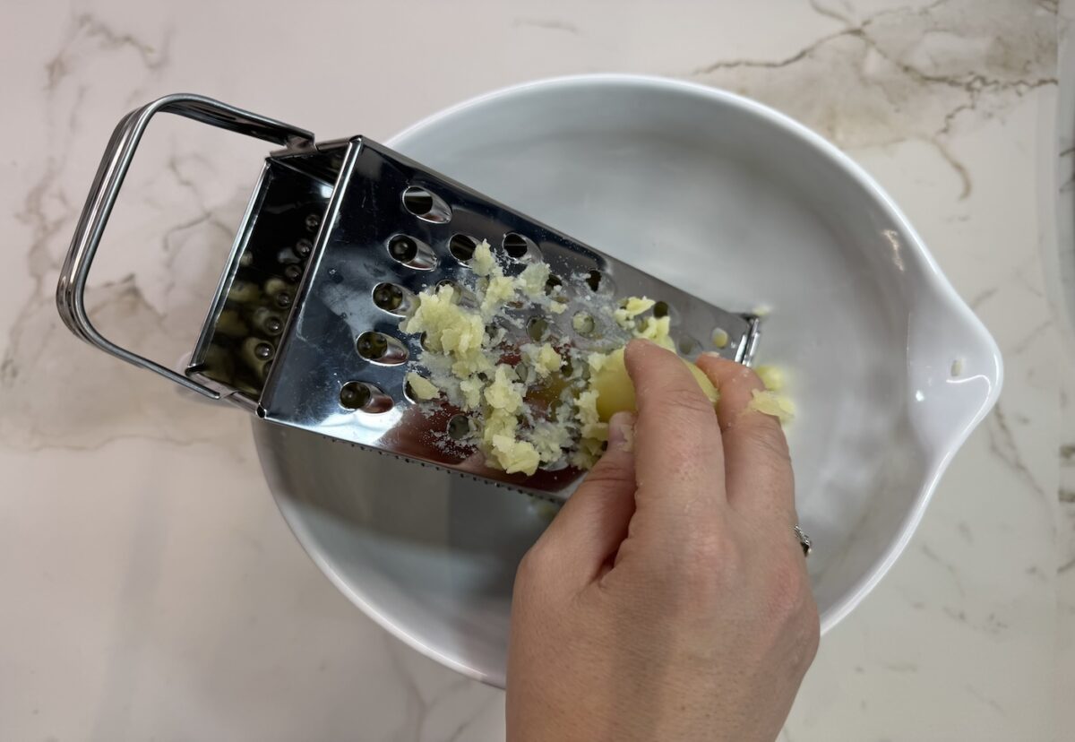 Ñoquis con salsa de queso gorgonzola y nueces