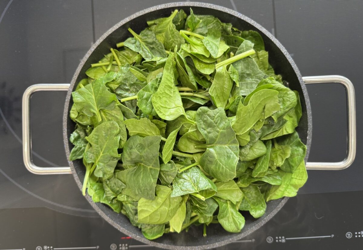 Lasaña de espinacas. Receta fácil, saludable y deliciosa