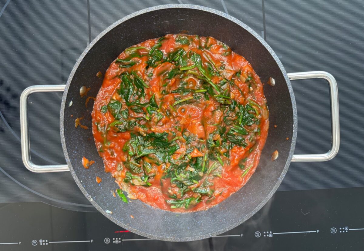 Lasaña de espinacas. Receta fácil, saludable y deliciosa