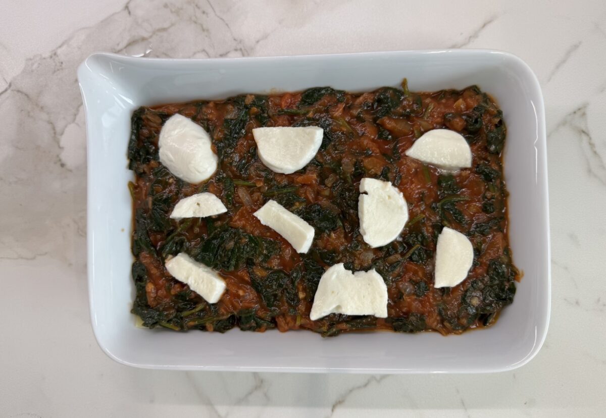 Lasaña de espinacas. Receta fácil, saludable y deliciosa