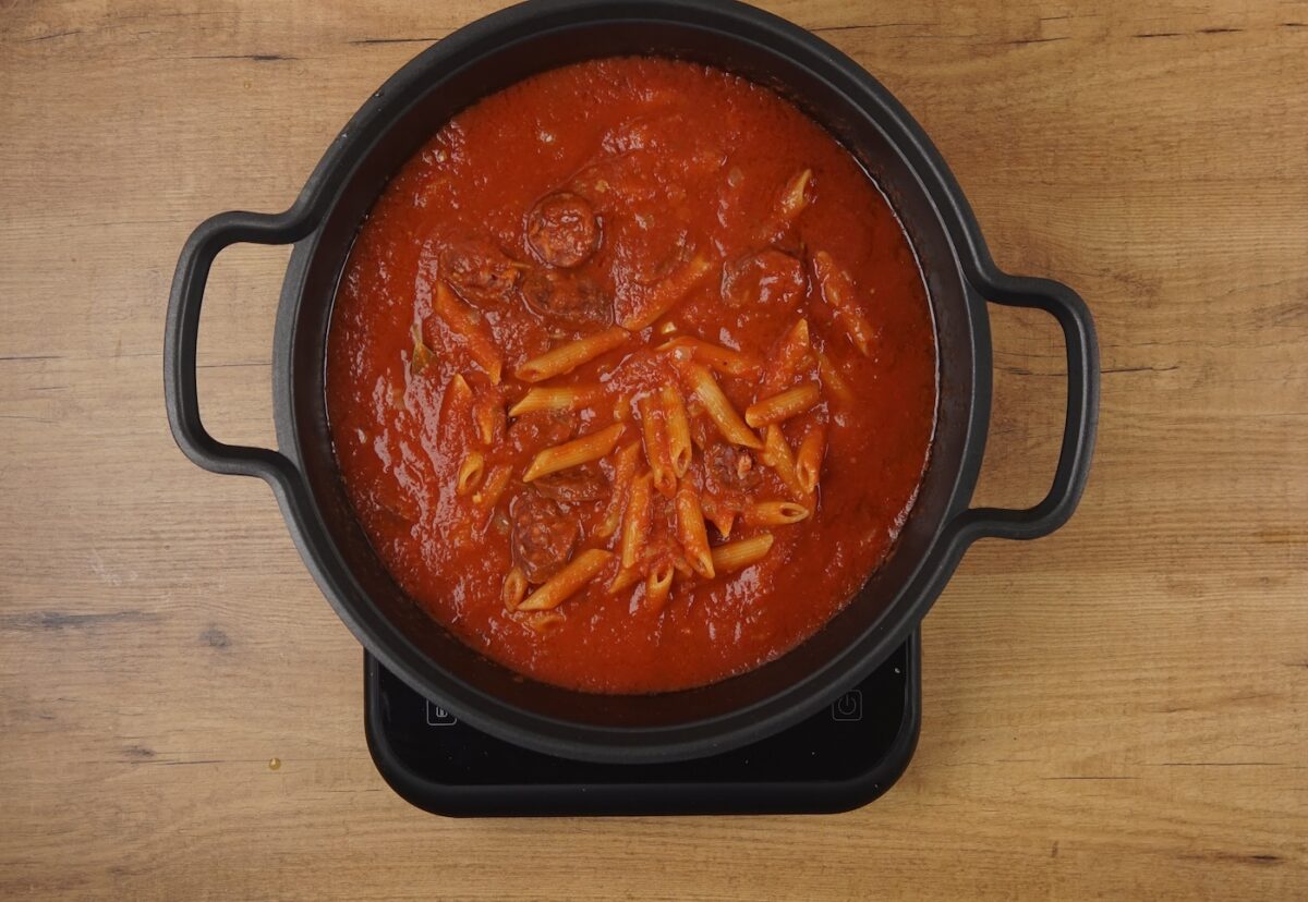 Macarrones con chorizo. Una receta muy sencilla e irresistible