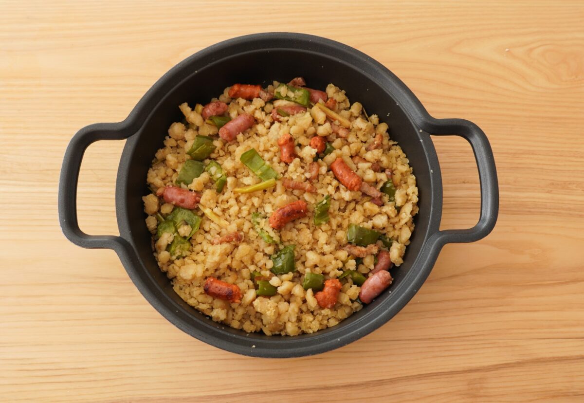 Migas de harina al estilo murciano paso a pas