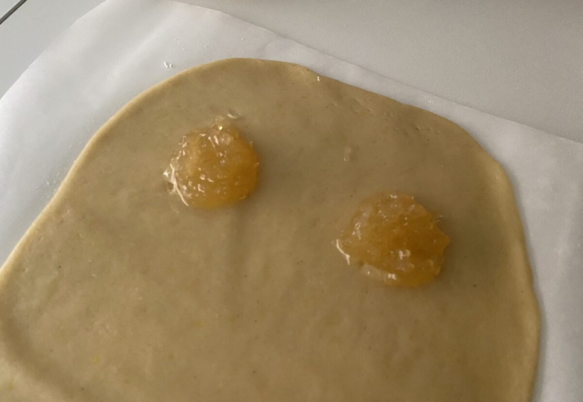 Pastelillos murcianos rellenos de cabello de ángel