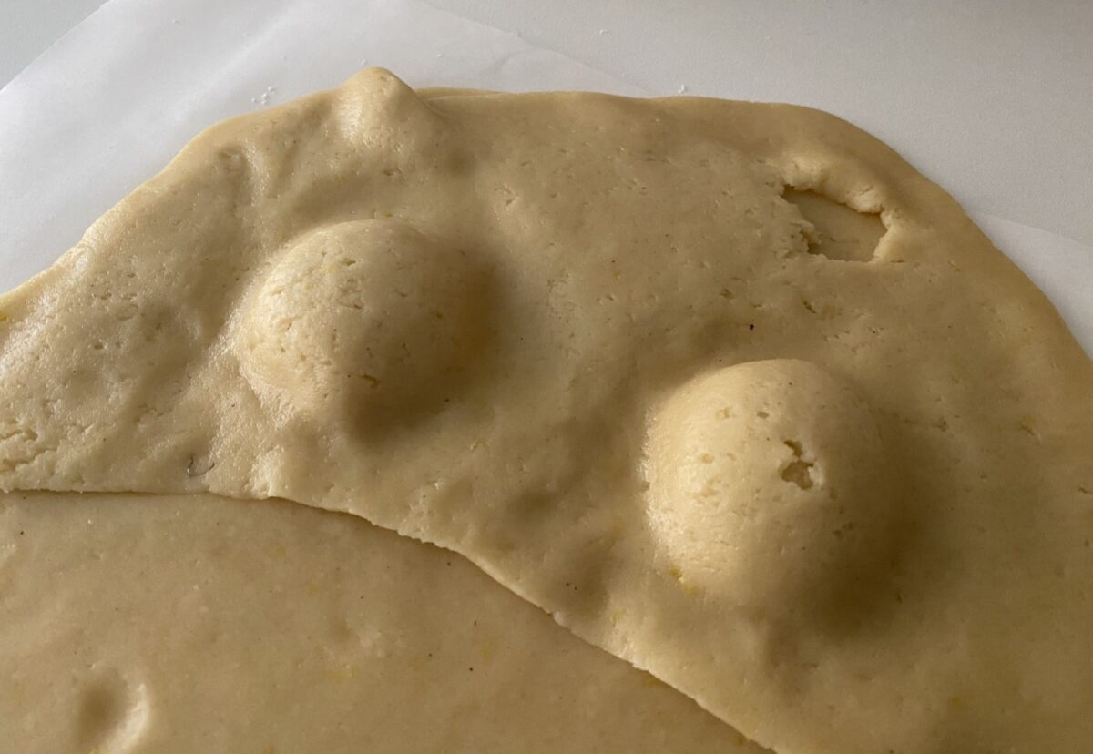 Pastelillos murcianos rellenos de cabello de ángel