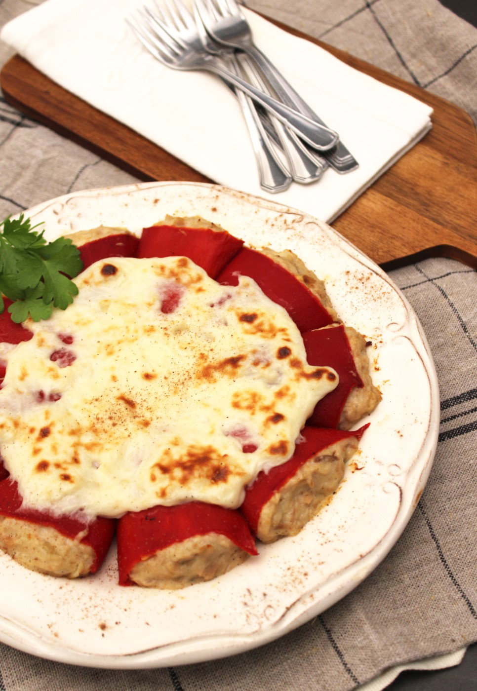 Pimientos del piquillo rellenos de atún paso a paso