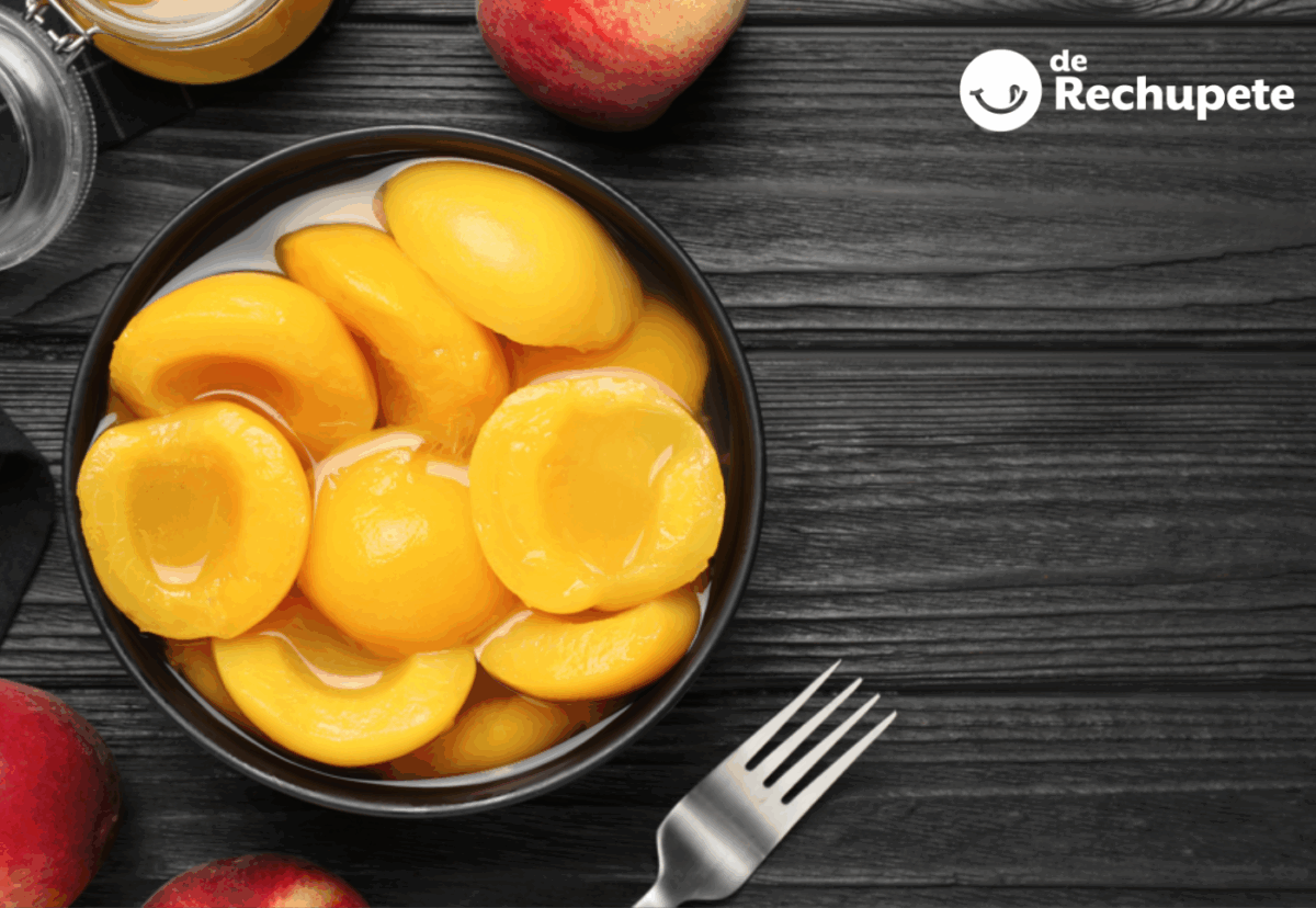 Cómo emplear el almíbar de los melocotones u otras frutas en almíbar