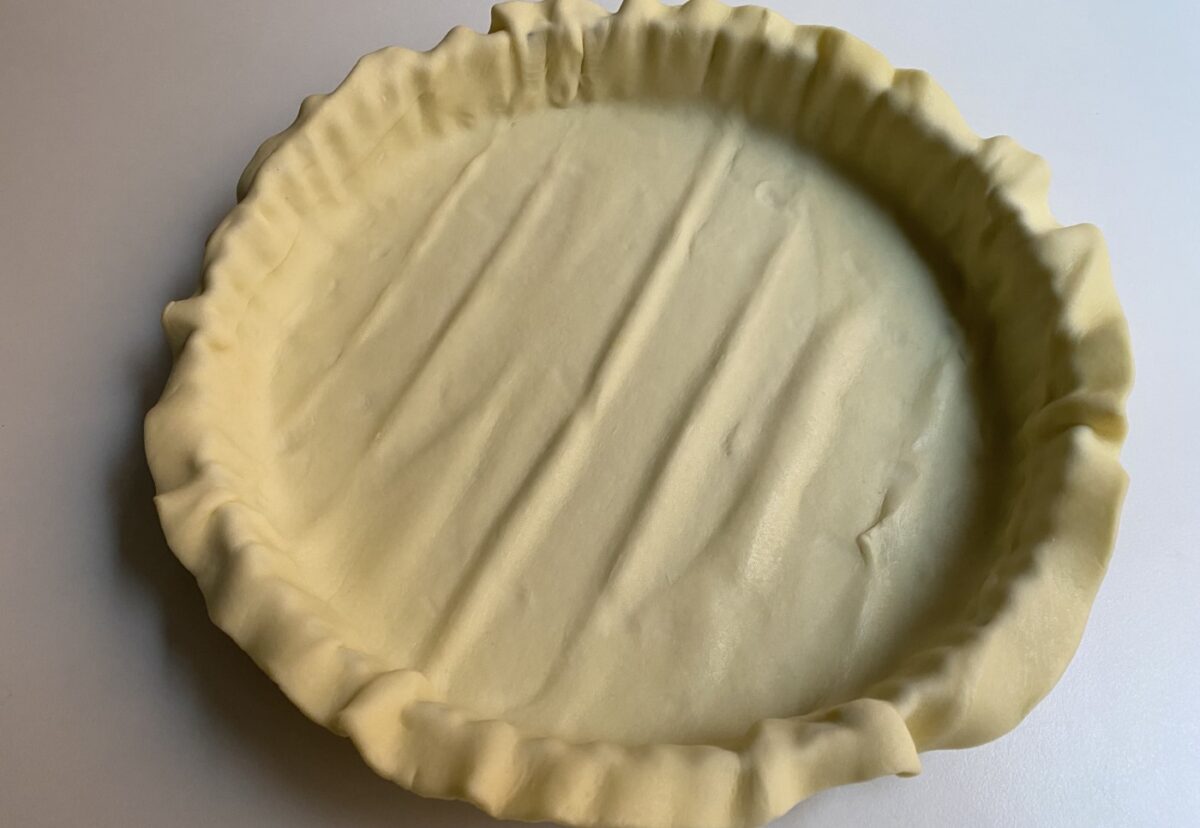 Quiche vegana. Un plato con una gran variedad de verduras
