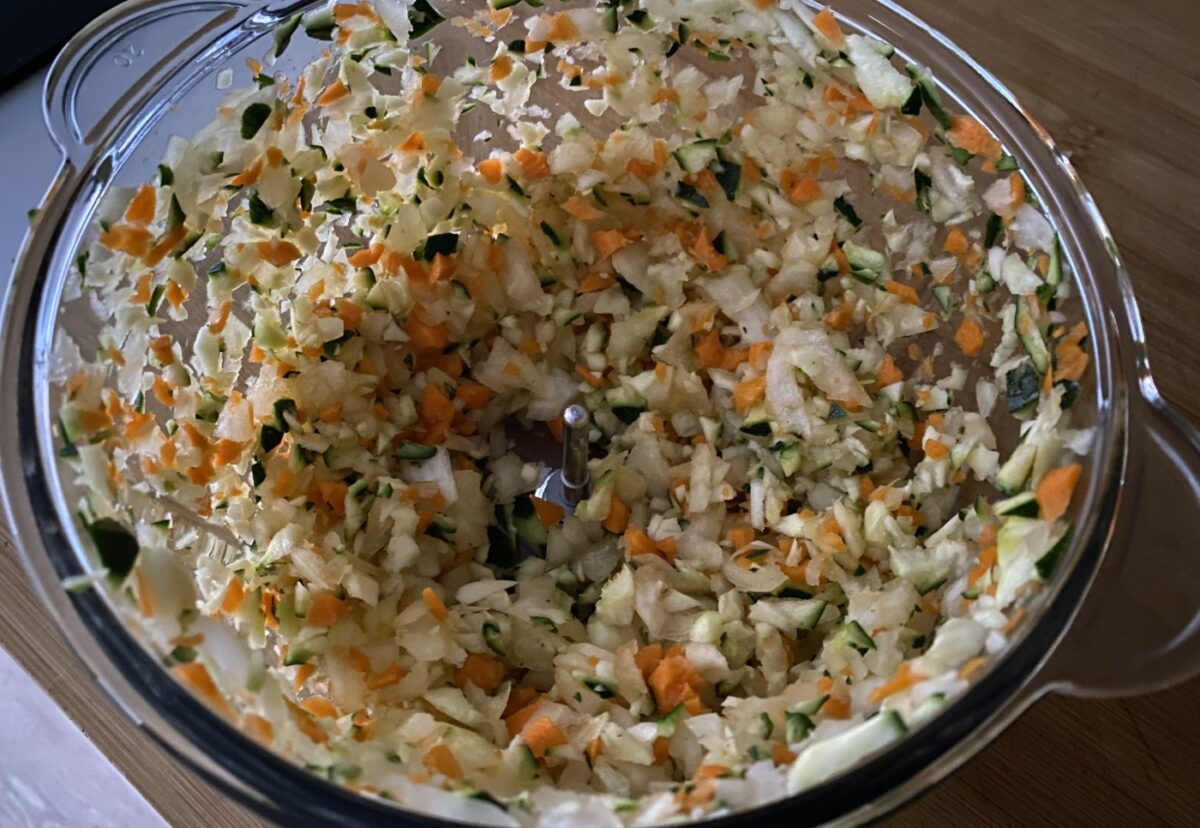 Quiche vegana. Un plato con una gran variedad de verduras