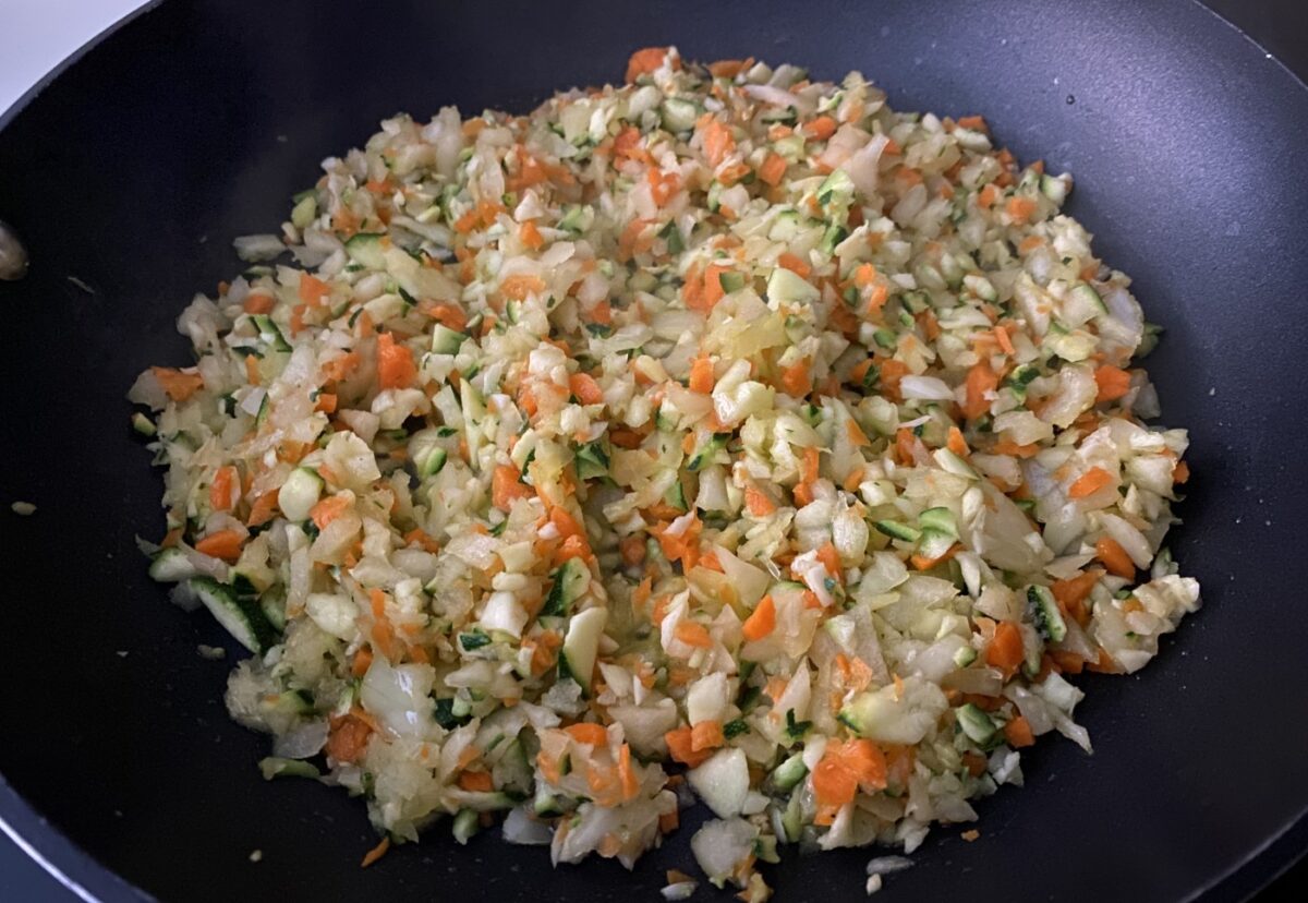 Quiche vegana. Un plato con una gran variedad de verduras