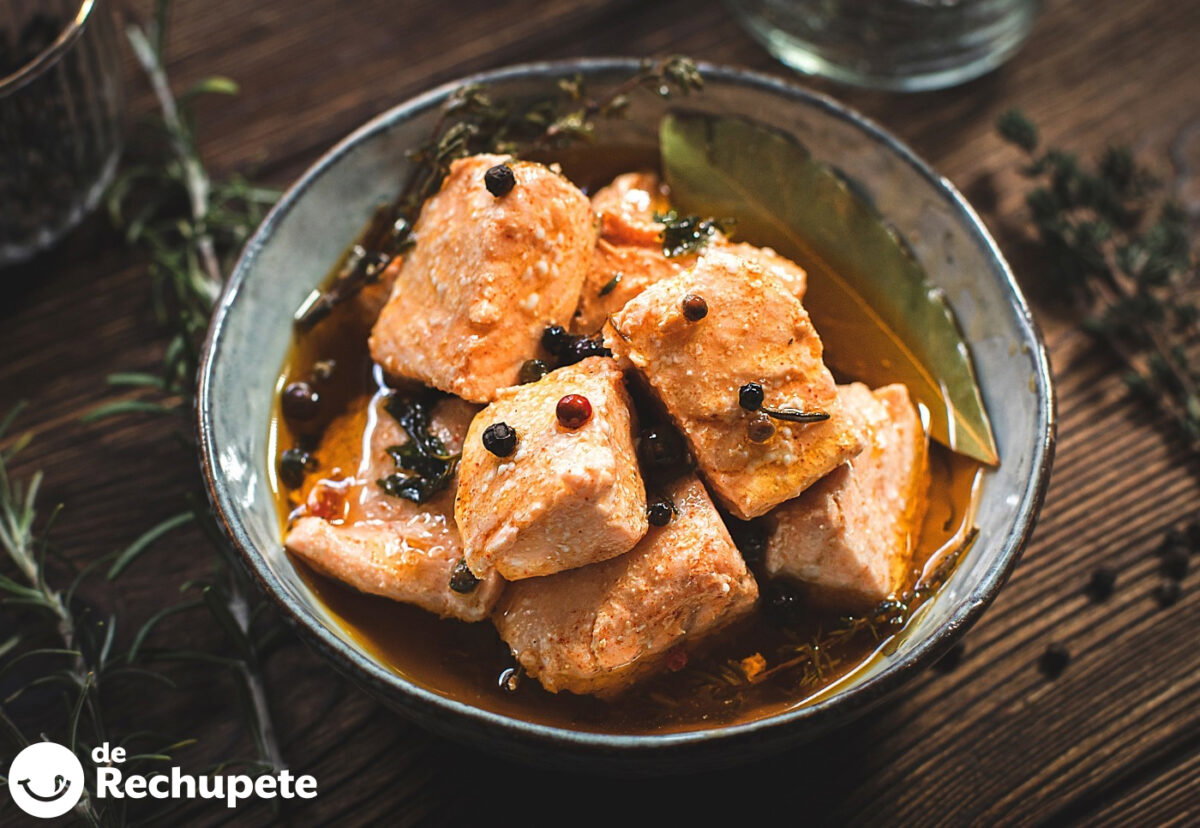 Salmón en escabeche. Una receta muy sencilla de preparar