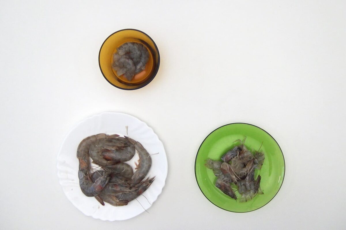albóndigas salmón y langostinos paso 5