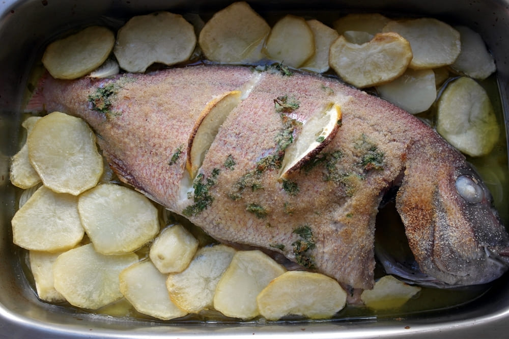Pargo al horno paso 7