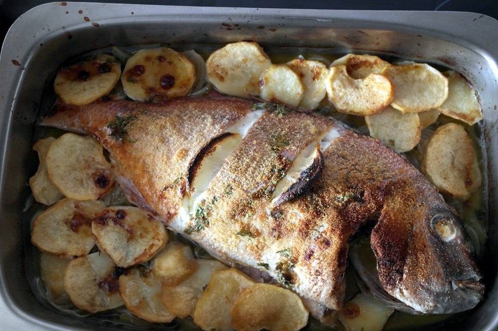 Pargo al horno paso 9