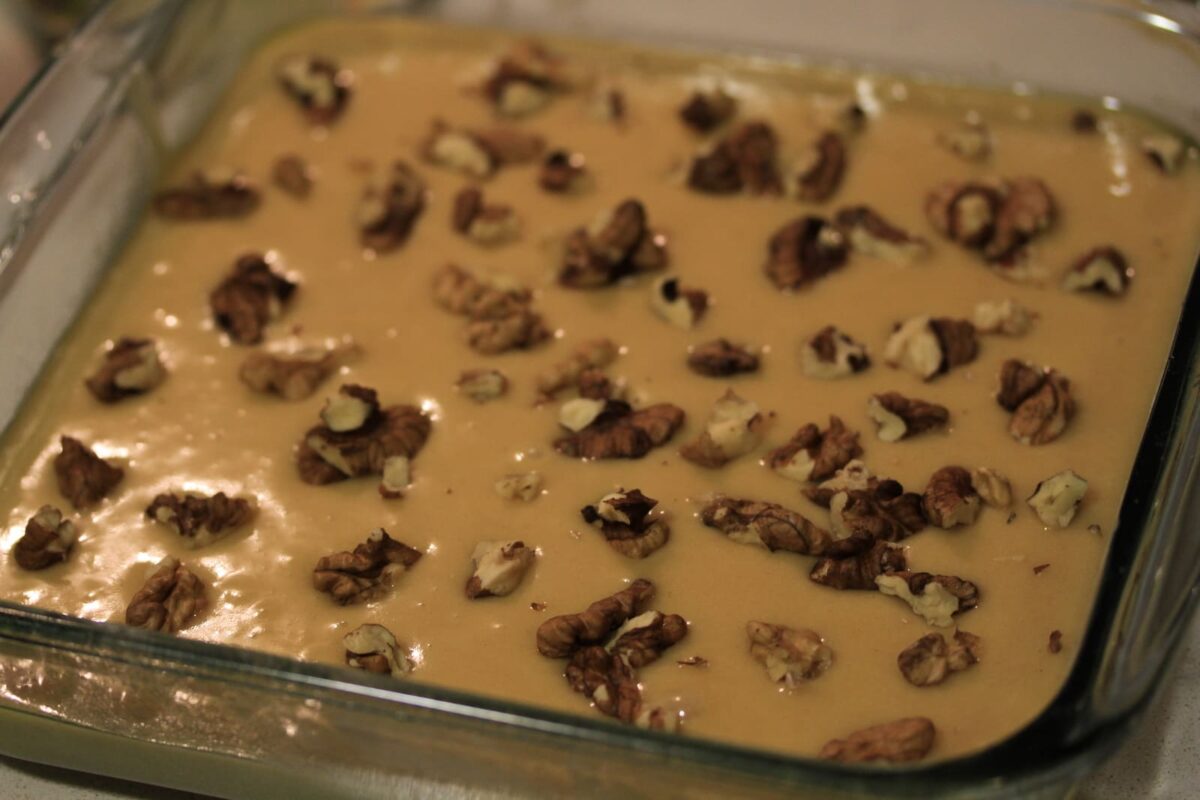 brownies de chocolate blanco paso 16