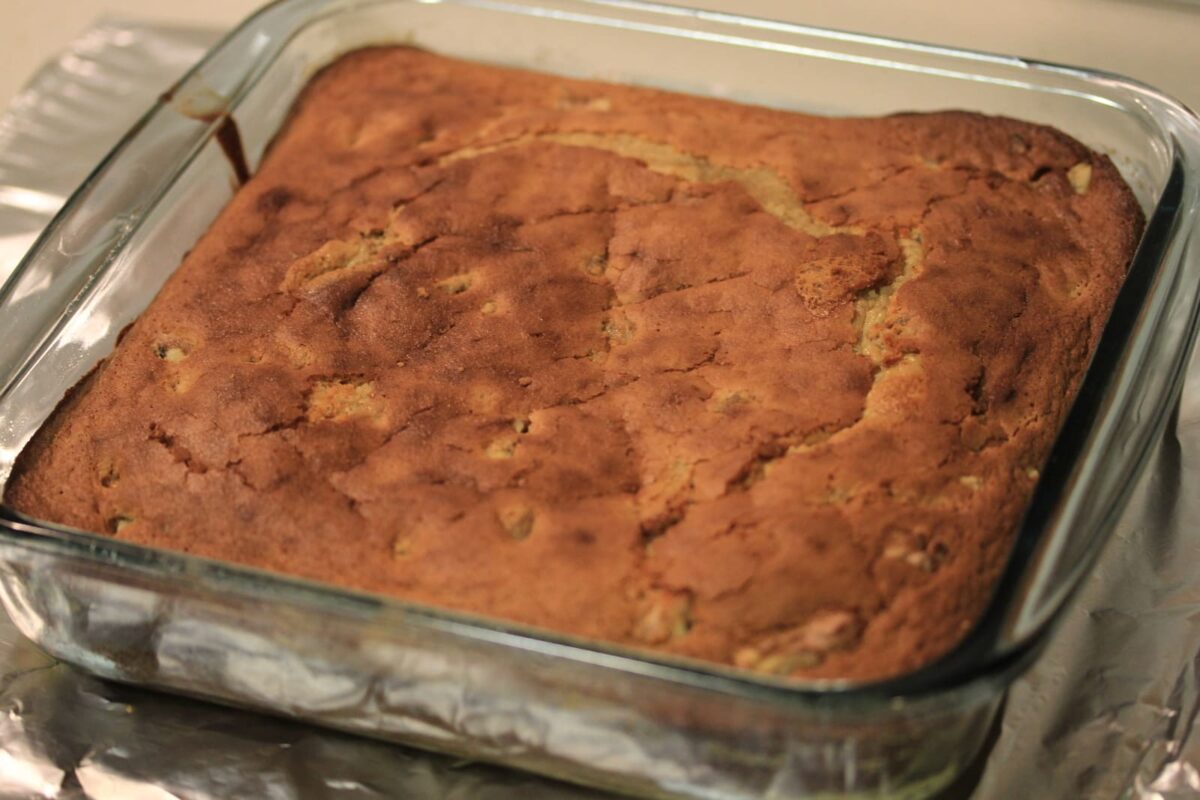 brownies de chocolate blanco paso 21