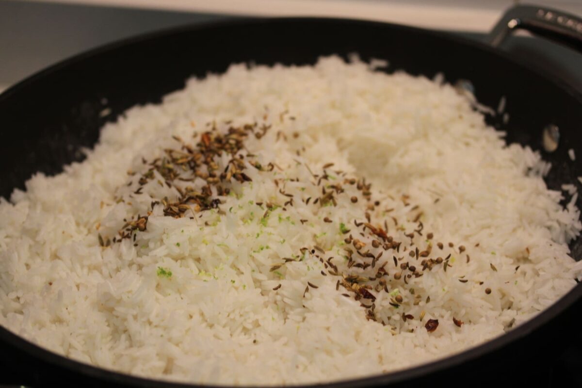 cómo hacer arroz basmati paso 16