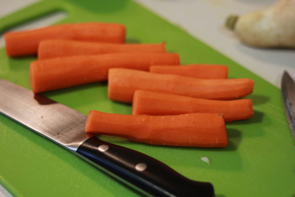 fabes rojas verduras paso 13