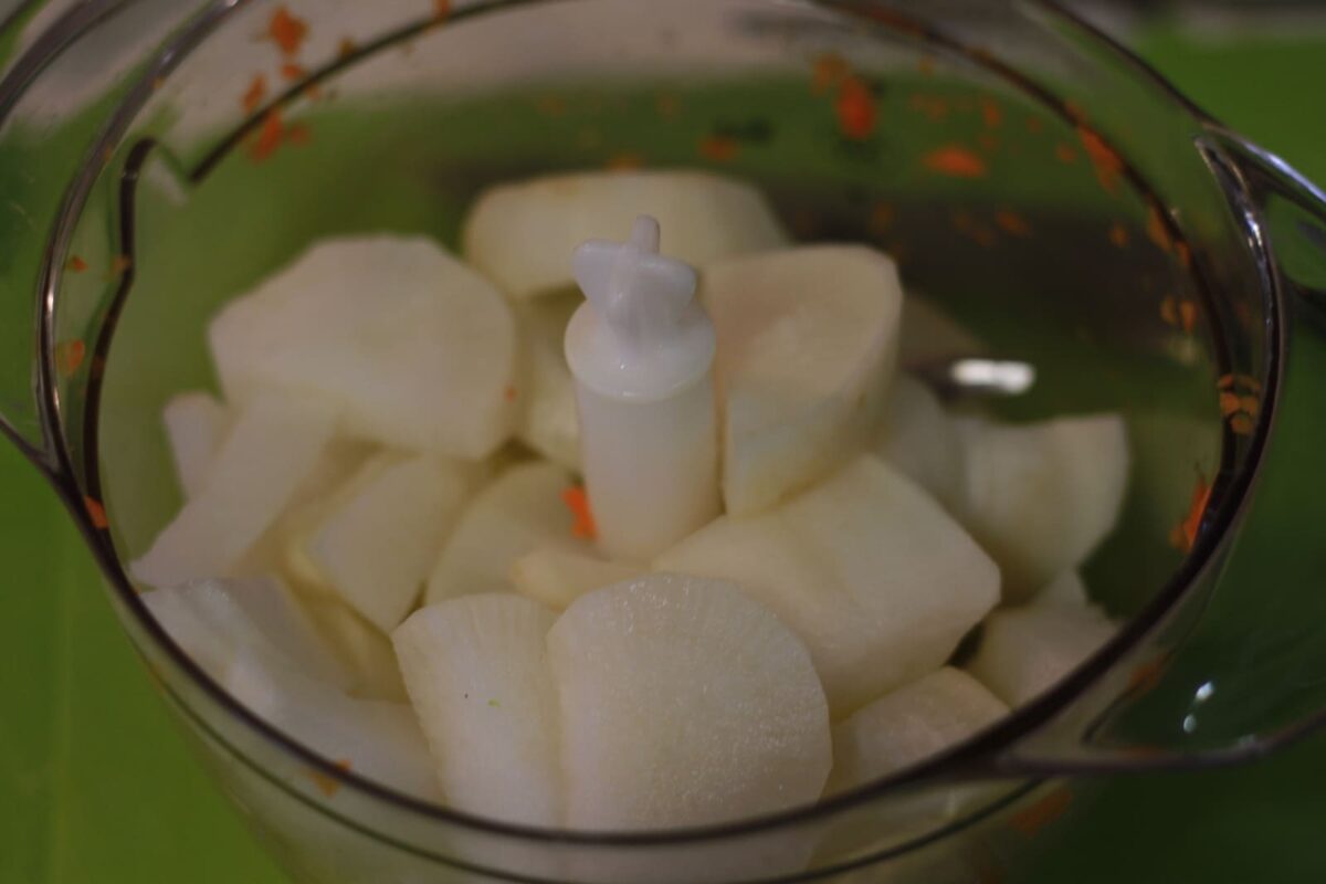 fabes rojas verduras paso 20