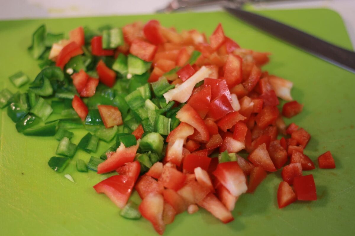 fabes rojas verduras paso 23