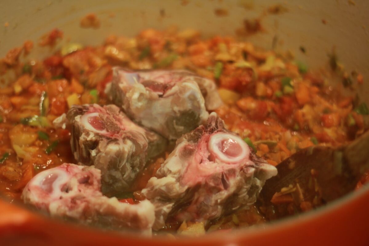fabes rojas verduras paso 29