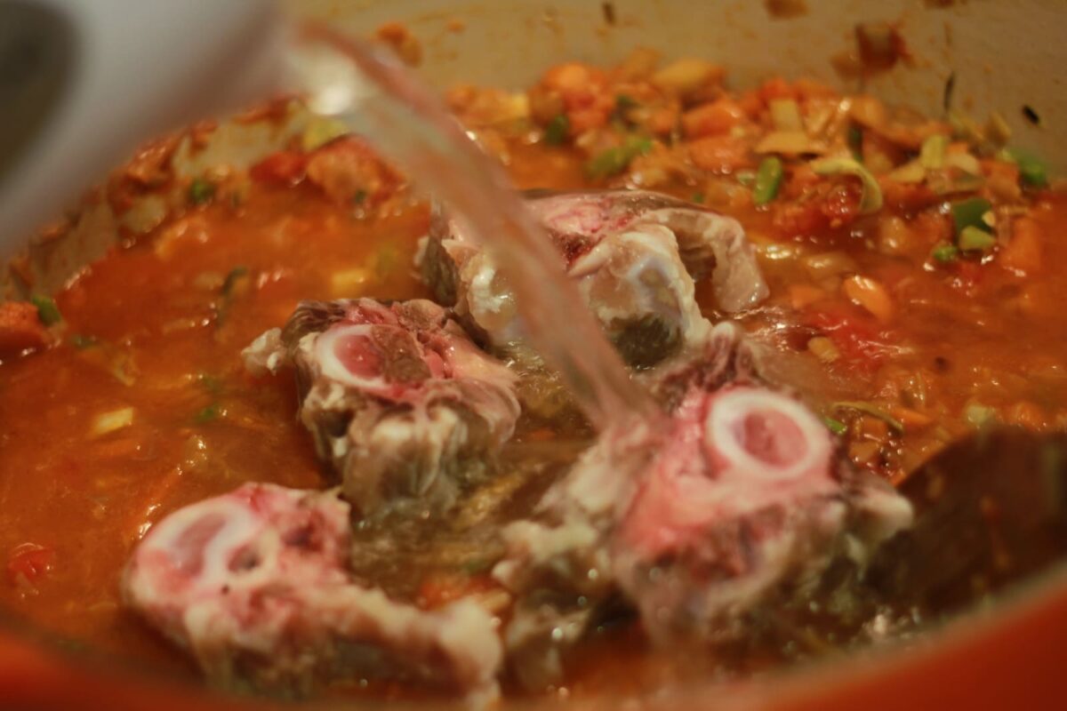 fabes rojas verduras paso 30