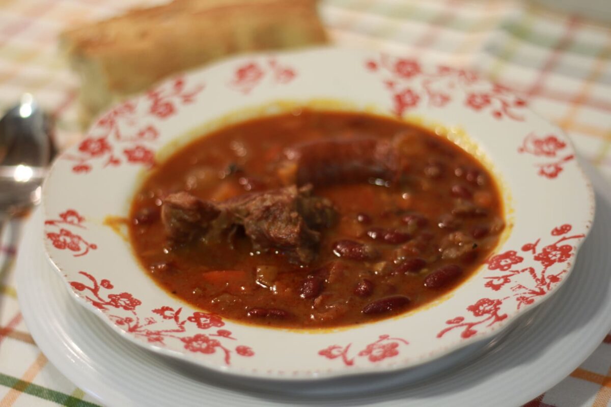 fabes rojas verduras paso 34