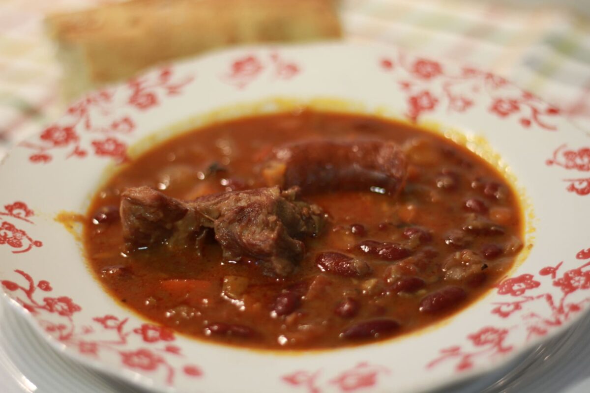 fabes rojas verduras paso 35