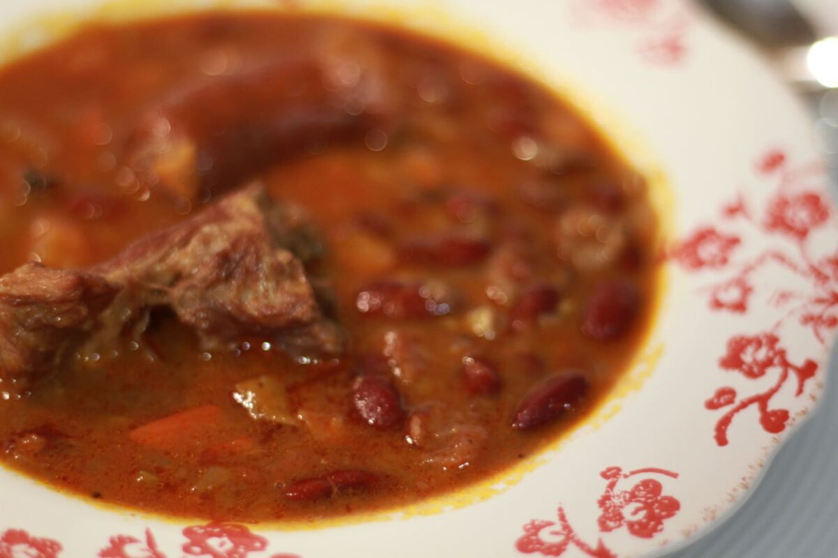 fabes rojas verduras paso 38