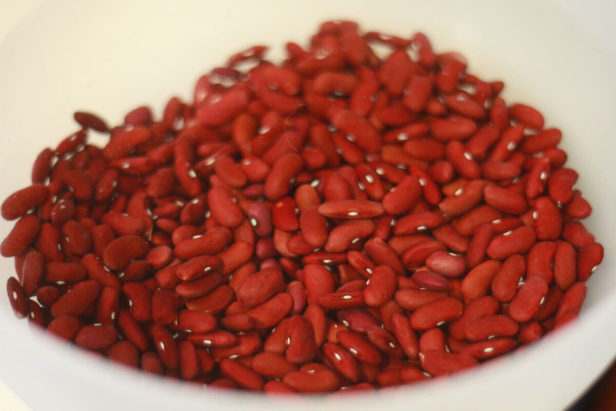 fabes rojas verduras paso 5