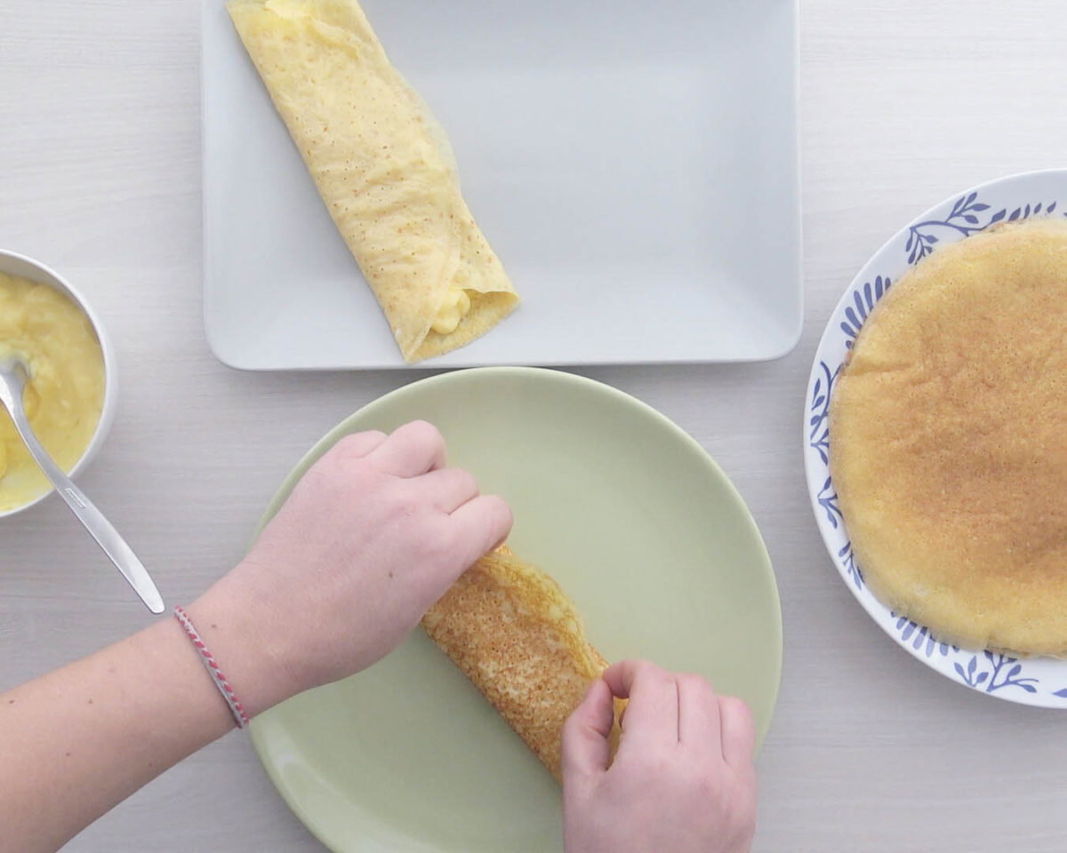filloas crema pastelera paso 31