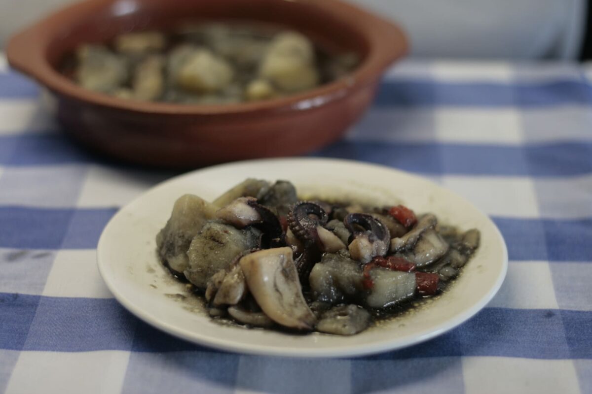 guiso de chocos paso 20