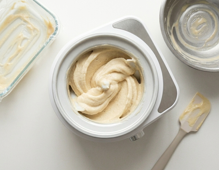 Helado de plátano. Un postre saludable y rápido