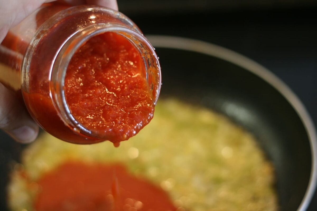 mejillones en salsa picante paso 10