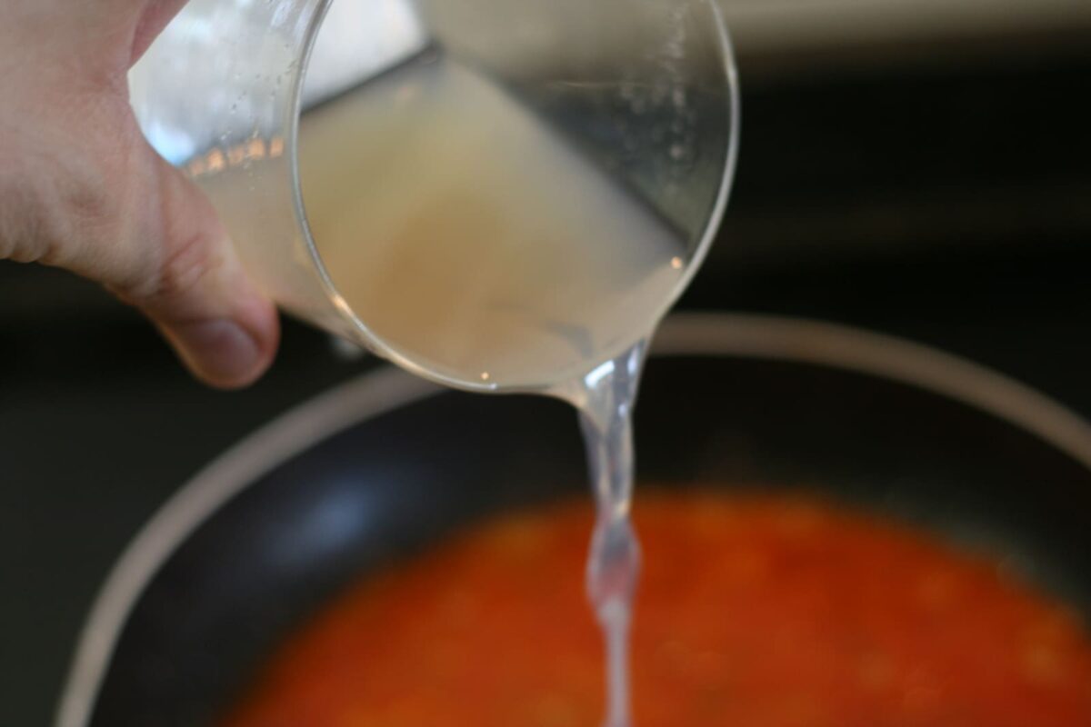 mejillones en salsa picante paso 12