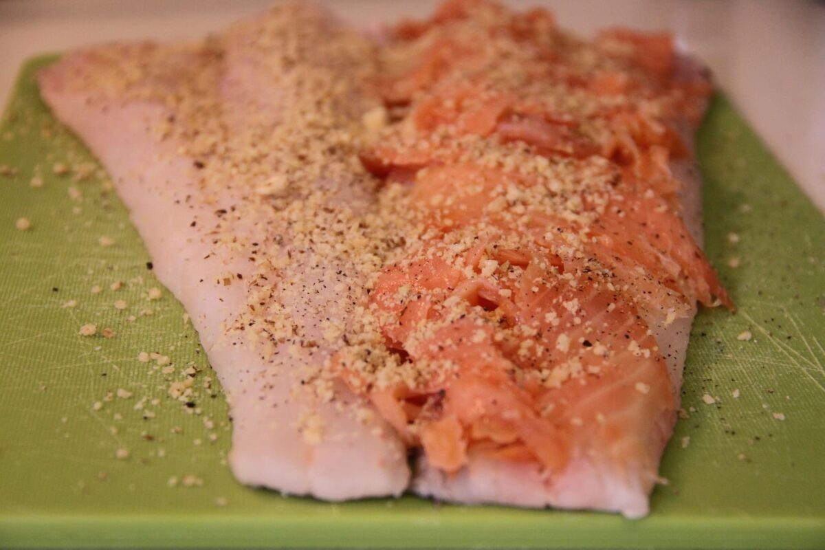 merluza rellena de salmón y nueces paso 14