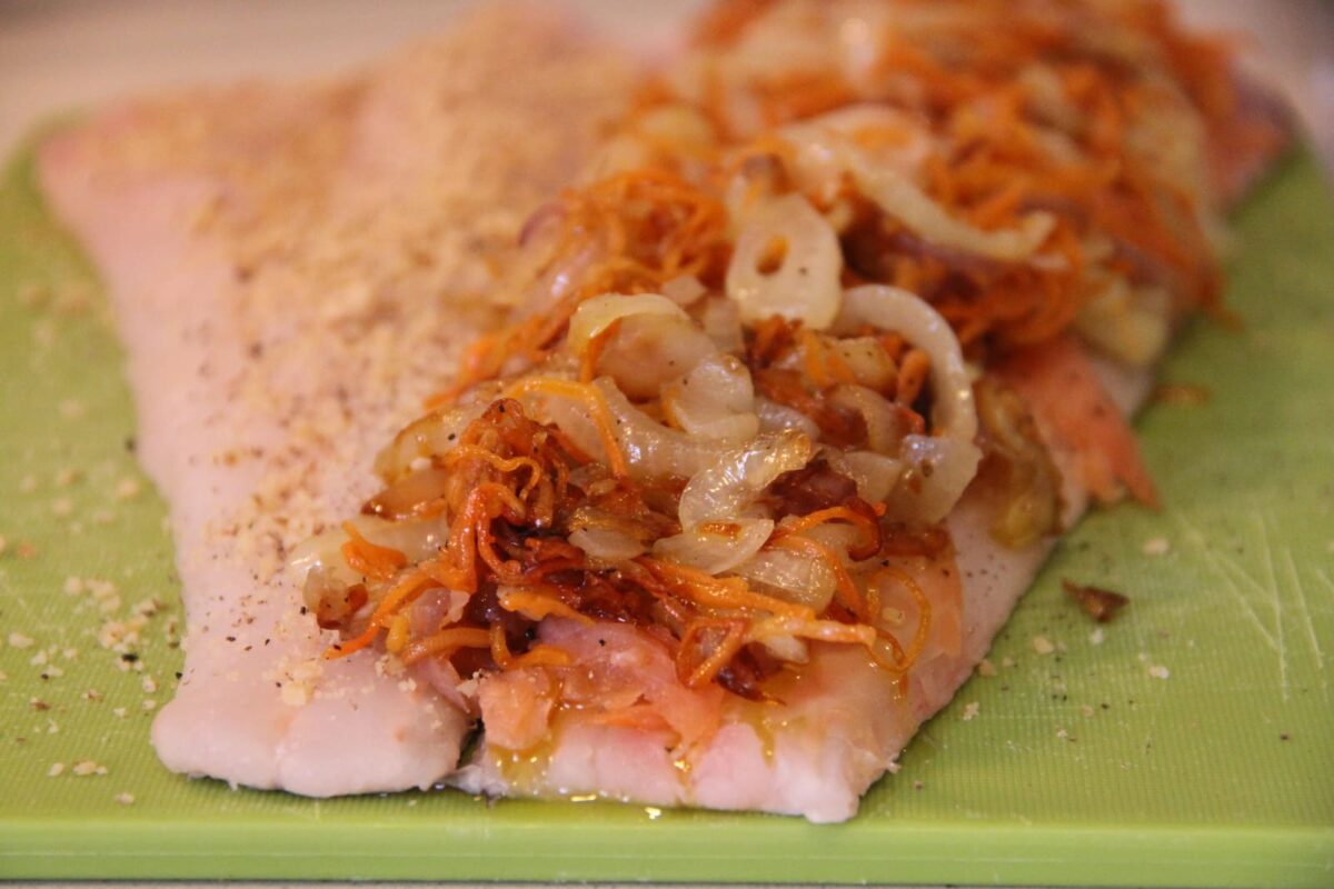 merluza rellena de salmón y nueces paso 15