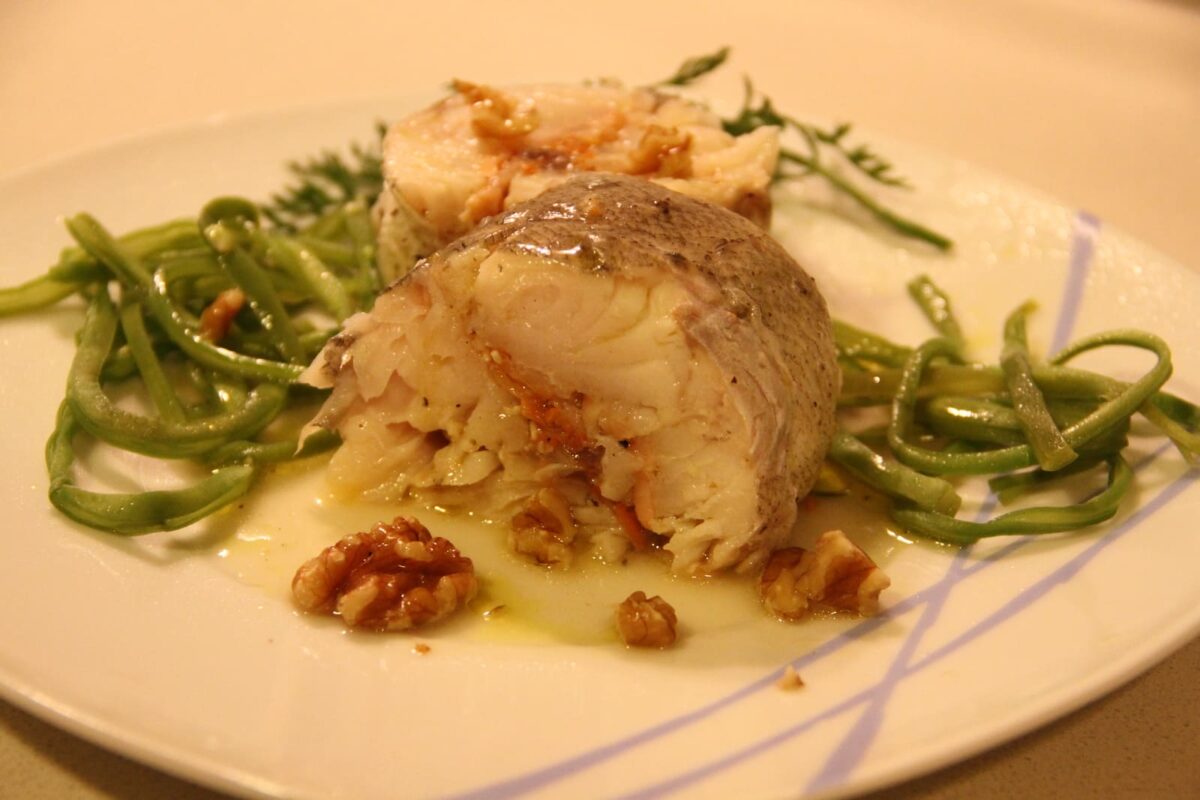 merluza rellena de salmón y nueces paso 26