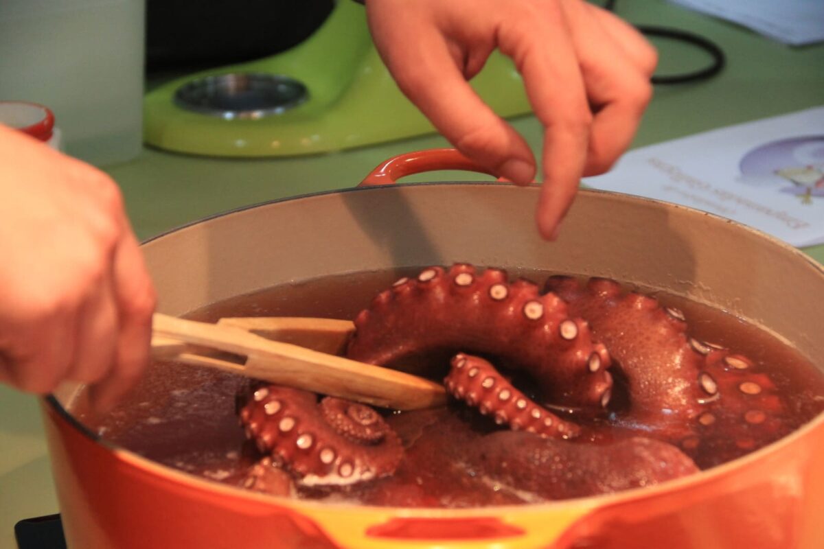 pulpo a la gallega tradicional paso 11