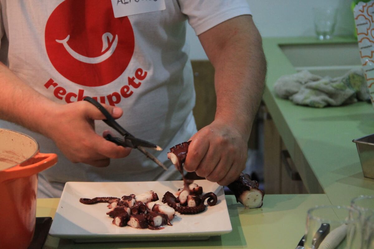 pulpo a la gallega tradicional paso 33