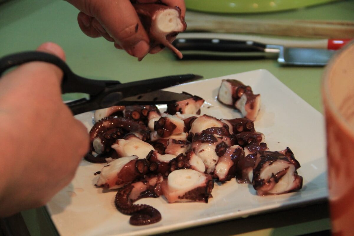 pulpo a la gallega tradicional paso 34