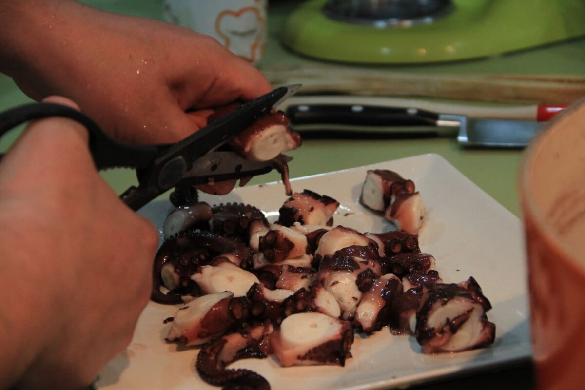 pulpo a la gallega tradicional paso 35