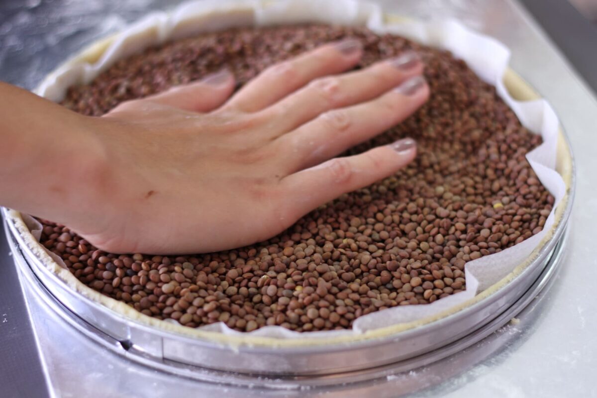 tarta de chocolate con mm paso 13