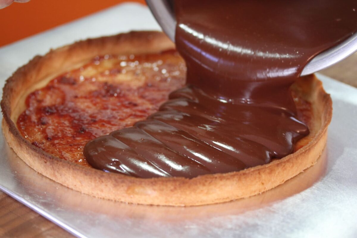 tarta de chocolate con mm paso 27