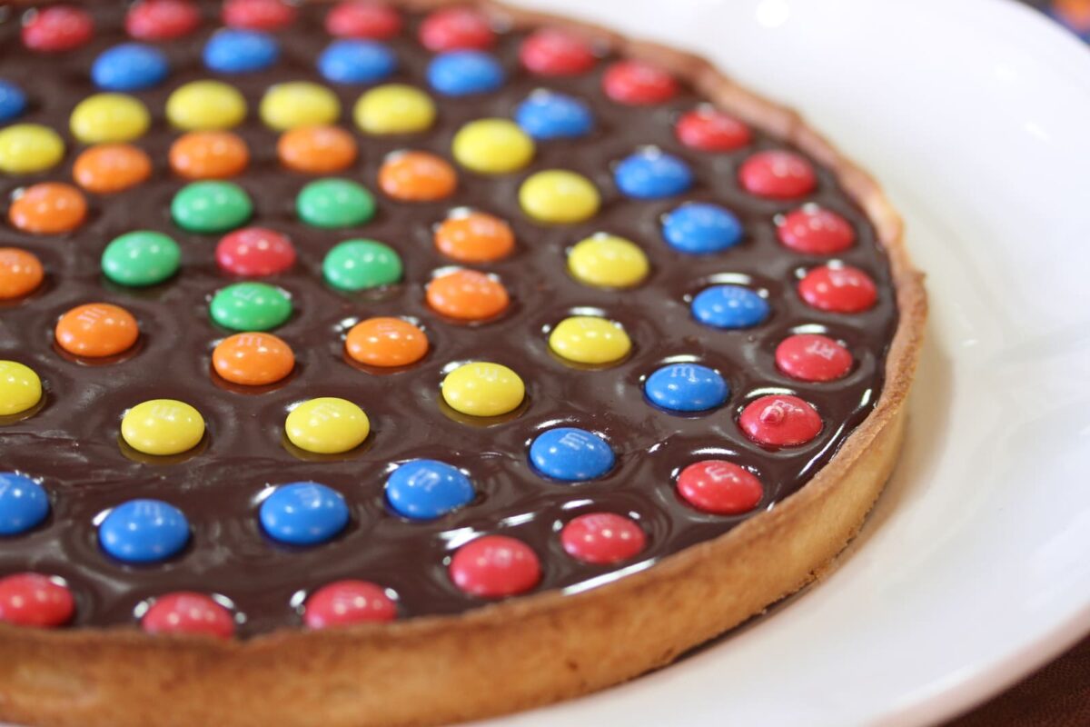 tarta de chocolate con mm paso 31