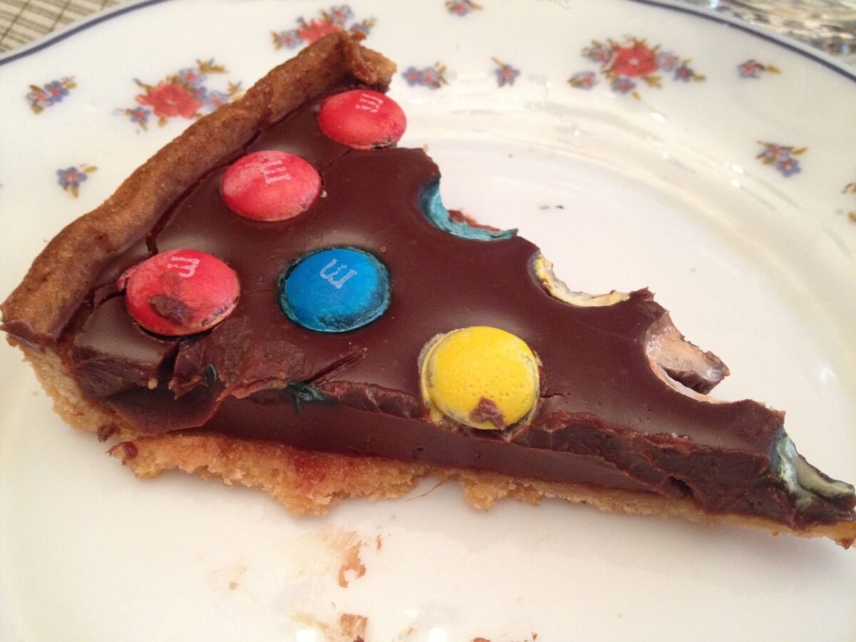 tarta de chocolate con mm paso 32