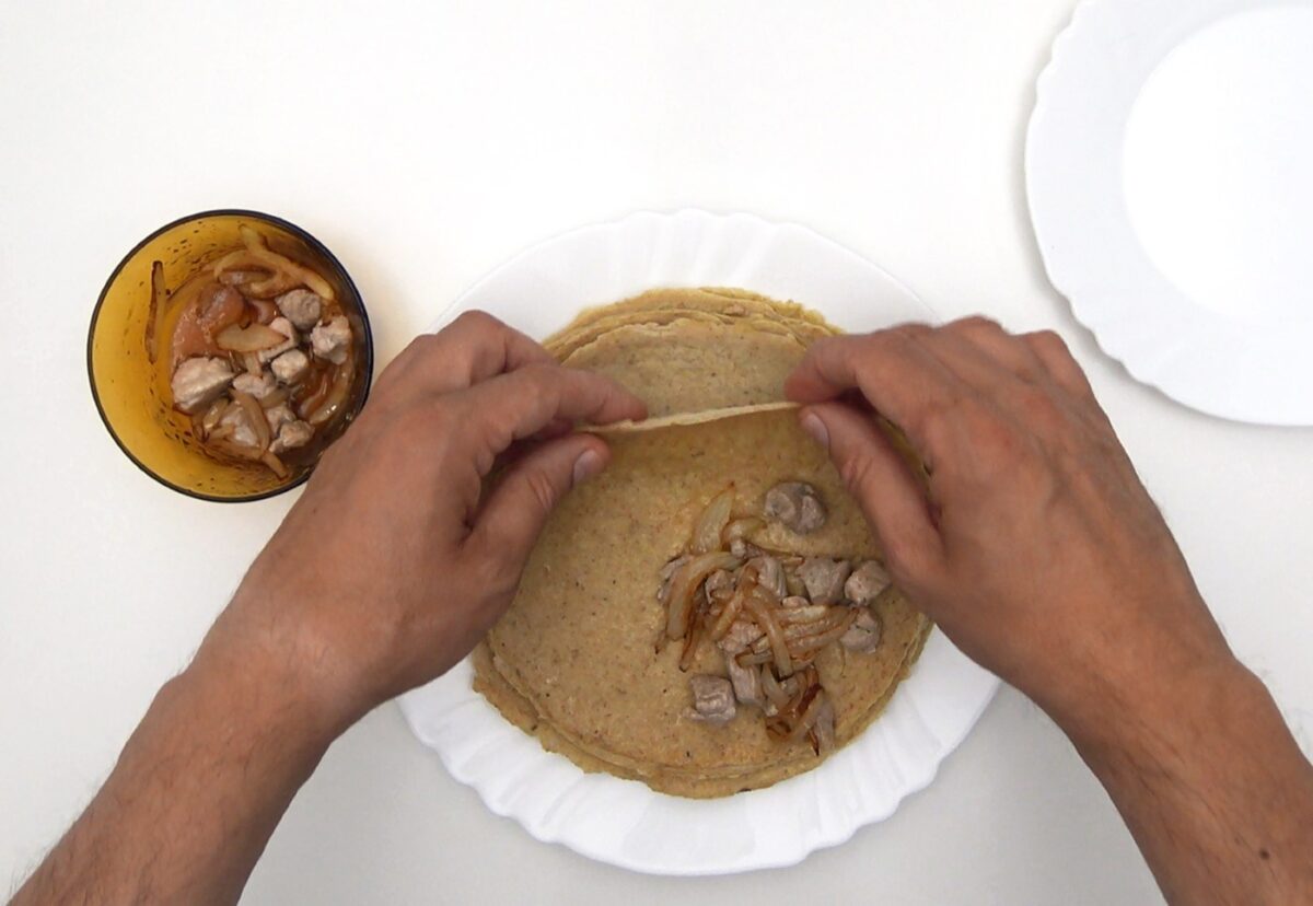 Tortillas de avena saladas con 4 rellenos diferentes