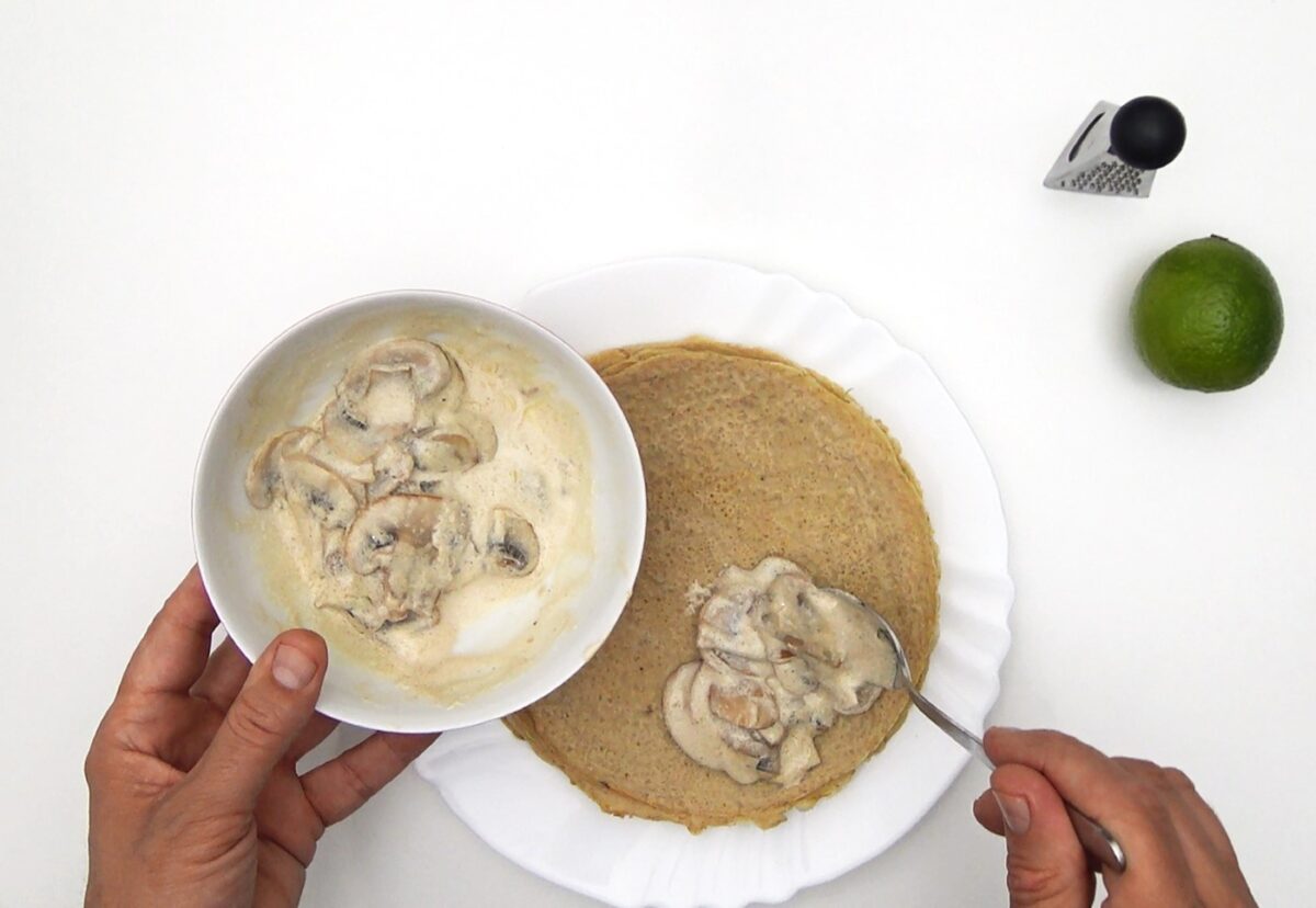 Tortillas de avena saladas con 4 rellenos diferentes