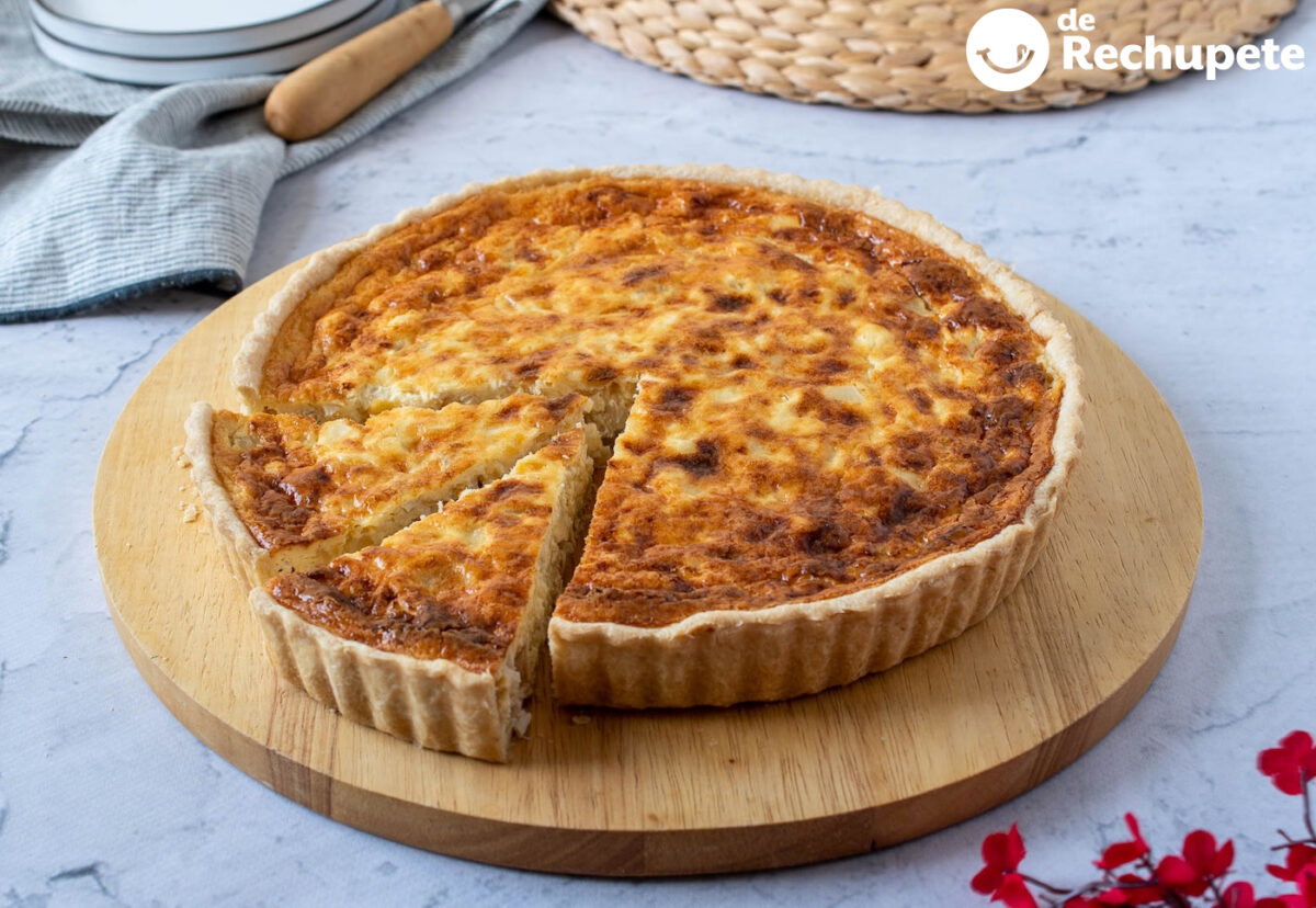 Quiche de pollo y queso paso a paso