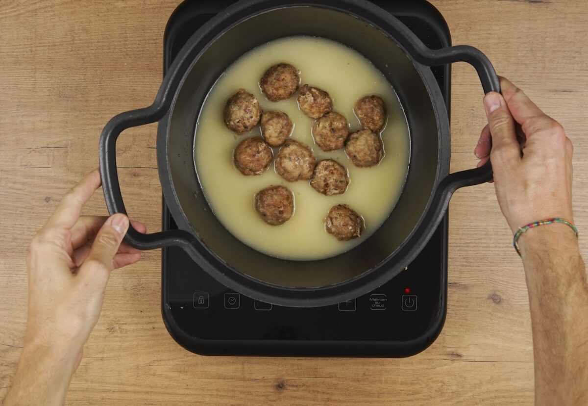 Albóndigas en caldo paso a paso