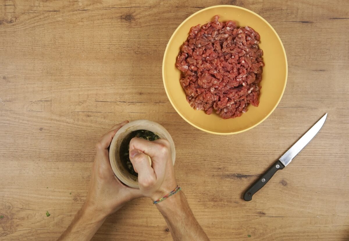 Albóndigas en caldo paso a paso